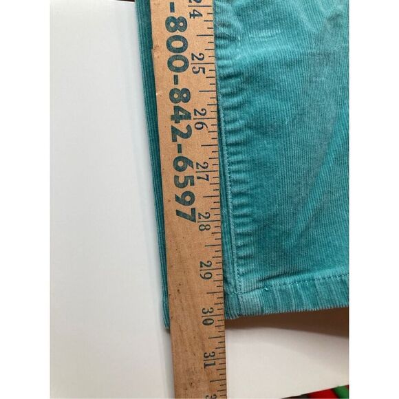 PATAGONIA Teal Green Fitted Corduroy Men’s Skinny Jeans Pants Size 29 Low Waist - Picture 10 of 15